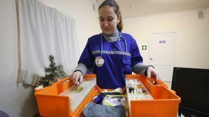 Работа бригады скорой помощи 