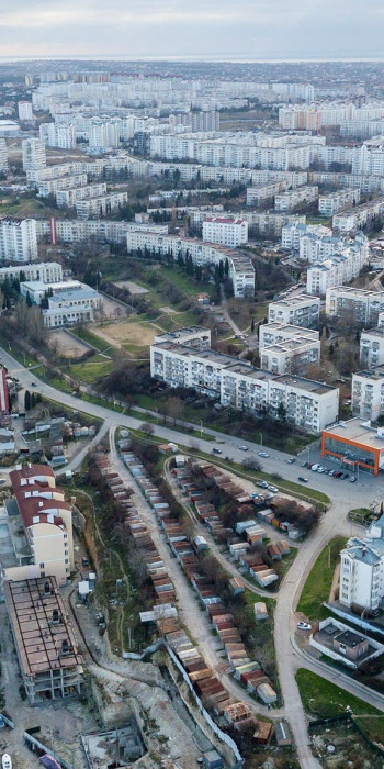 Вид на бухту в Севастополе