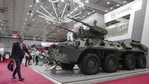 Новый зенитный артиллерийский комплекс на выставке