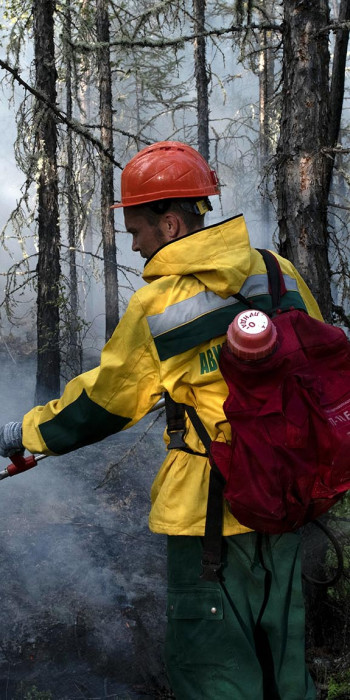 Тушение лесных пожаров 
